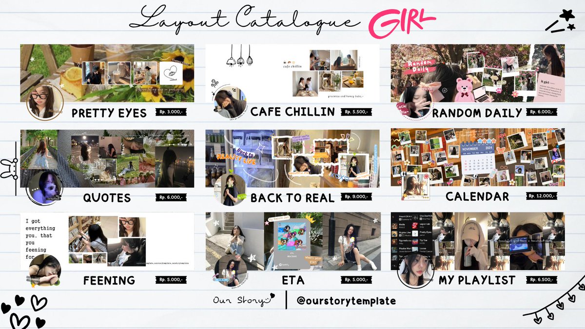 Help RT retweet 
.
Halo kenalin kita <a href="/storytemplate/">Our Story :) | Insta Story & Layout</a> 👋🥰
Kita menyediakan LAYOUT X dan TEMPLATE INSTASTORY 🥰🌸
.
Mari mampir ke Profil dan DM kita untuk liat katalog yang kalian suka,  Ditunggu yaa kak 🥰 
#zonajajan #zonaba #Layout #jasadesain