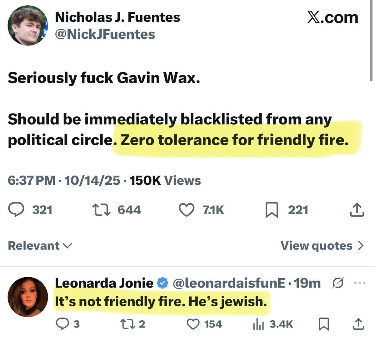 I will never unite with these people.