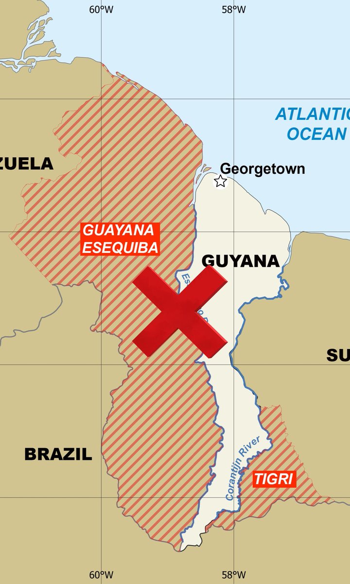 Maps of Guyana tweet media
