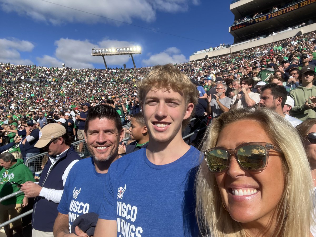 Chari Nordgaard Knueppel (@charinknueppel) on Twitter photo Great visit to Notre Dame this weekend with Kager. Great visit to Notre Dame this weekend with Kager.