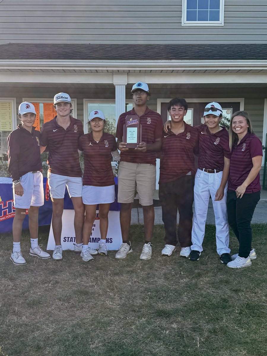 Congrats to our state runner up golf team!