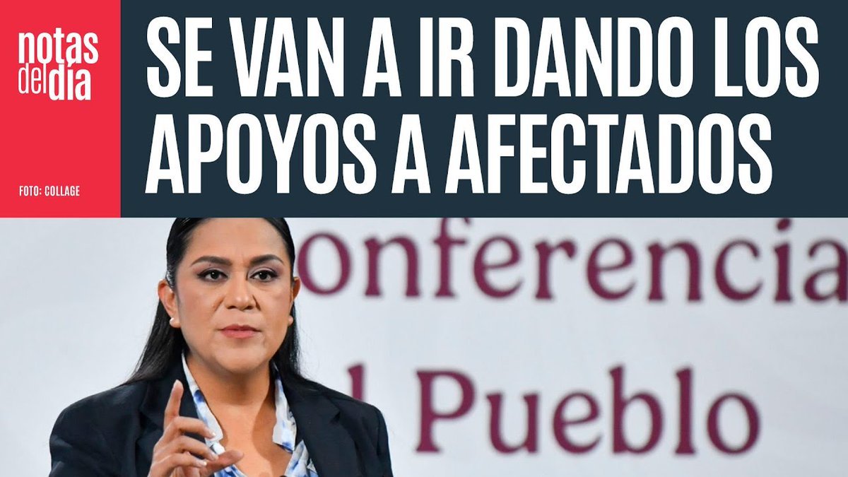 Bienestar avanza con el censo de viviendas afectadas por lluvias: ya visitó 4 mil 178 
youtube.com/watch?v=t2U0Ap…