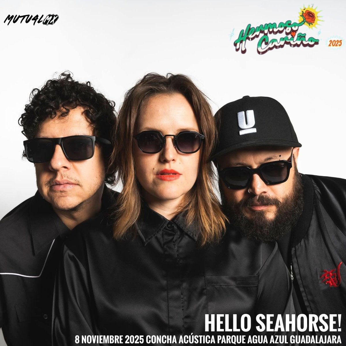 La querida banda <a href="/HelloSeahorseMX/">Hello Seahorse!</a> llega a Guadalajara como parte de la primera edición de Hermoso Cariño, presentando un recorrido por su prolífica trayectoria discográfica.  🎶 ✨

📅 8 de noviembre
📍 Concha Acústica, Parque Agua Azul
🎟️: boletomovil.com/evento/hermoso…

<a href="/acto_live/">ACTO</a>
