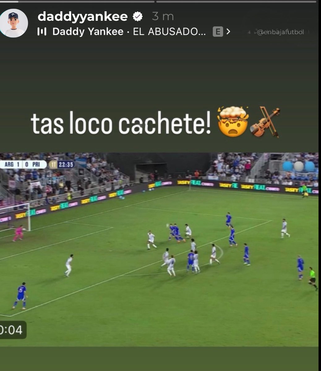 🤯🇵🇷 LA HISTORIA DE DADDY YANKEE celebrando el gol de Gonzalo Montiel