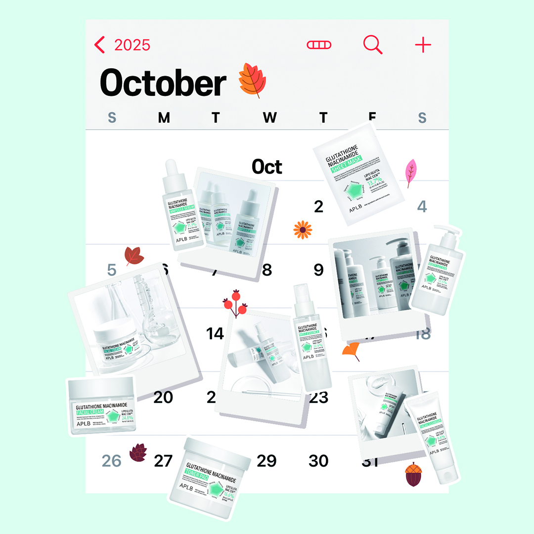 APLBJapan's tweet image. 10月もケアが忙しいね・・・✨

#APLB #韓国スキンケア