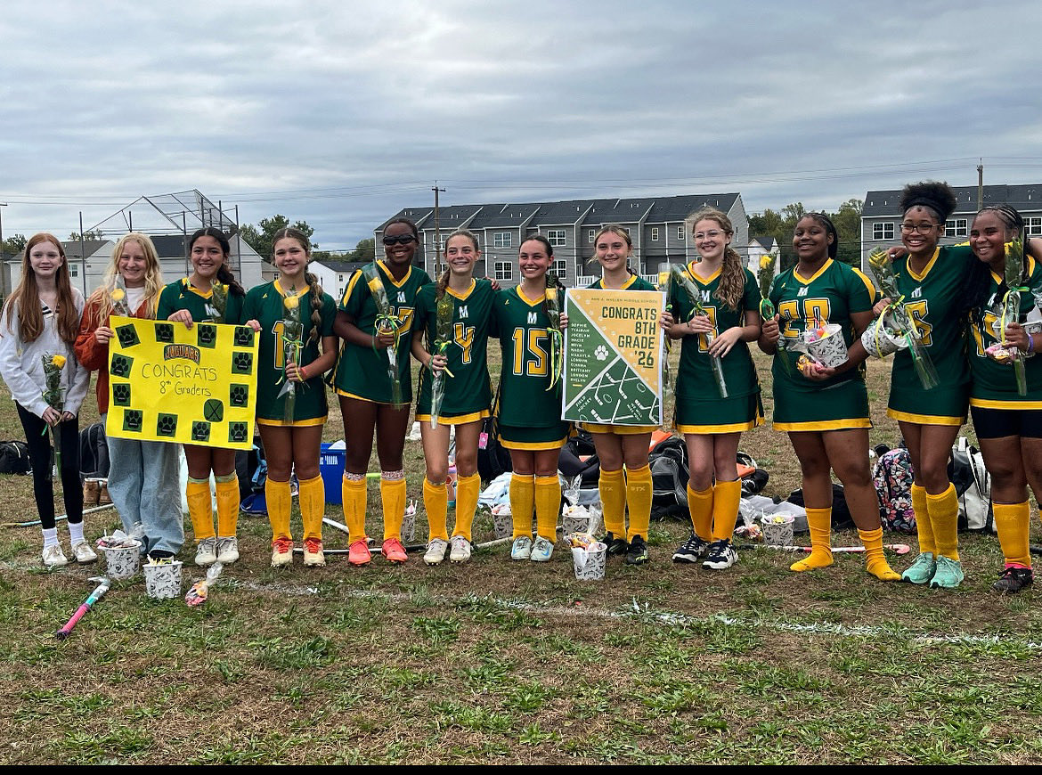 Congrats Mullen 8th Graders!! Can’t wait for you to join our Creek Family next season!! 🐆 -&gt; ⚡️🏑🏑