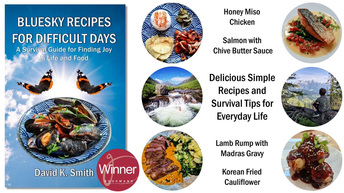 professor_dave's tweet image. Delighted my latest book has been shortlisted as a Winner in the &apos;Food &amp;amp; Mental Health&apos; category of the 2025 Gourmand World Cookbook Awards. Will find out next month whether it achieves &apos;Best in the World&apos; status!

#GourmandAwards #Cookbook #SoulFood #HomeCooking #MentalHealth