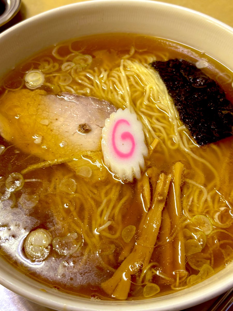 中華そばby大勝軒🙌
並だけど普通のお店の倍あるよ！