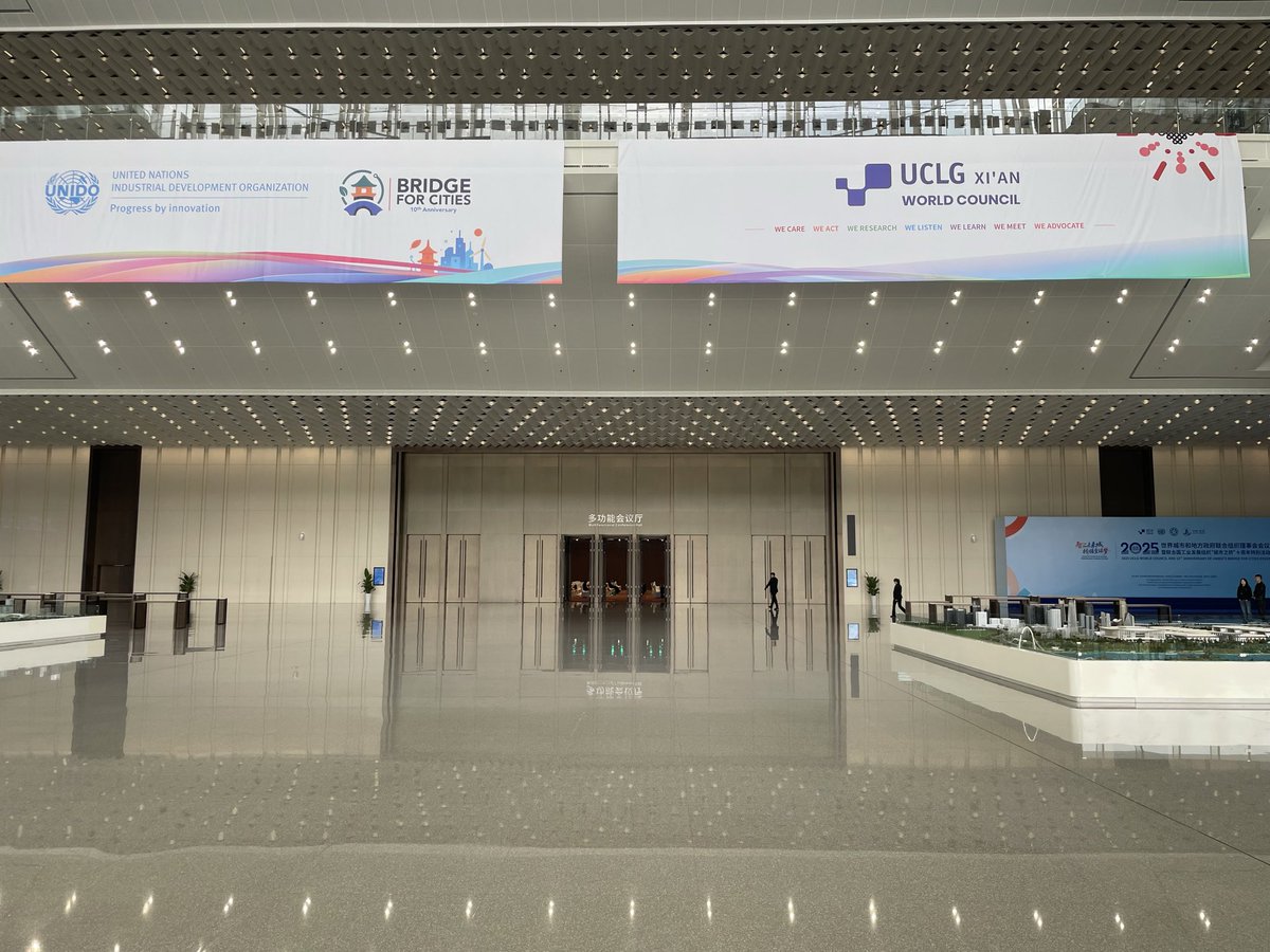 uclg_org's tweet photo. 🌍 Le Conseil mondial 2025 de CGLU commence demain à Xi’an !

🤝 Les dirigeants des #GLRs du monde entier travailleront ensemble pendant les 3 prochains jours sous le slogan : « Forger des communautés pour les générations présentes et futures. »

#UCLGMeets https://t.co/Mm814FAnYg