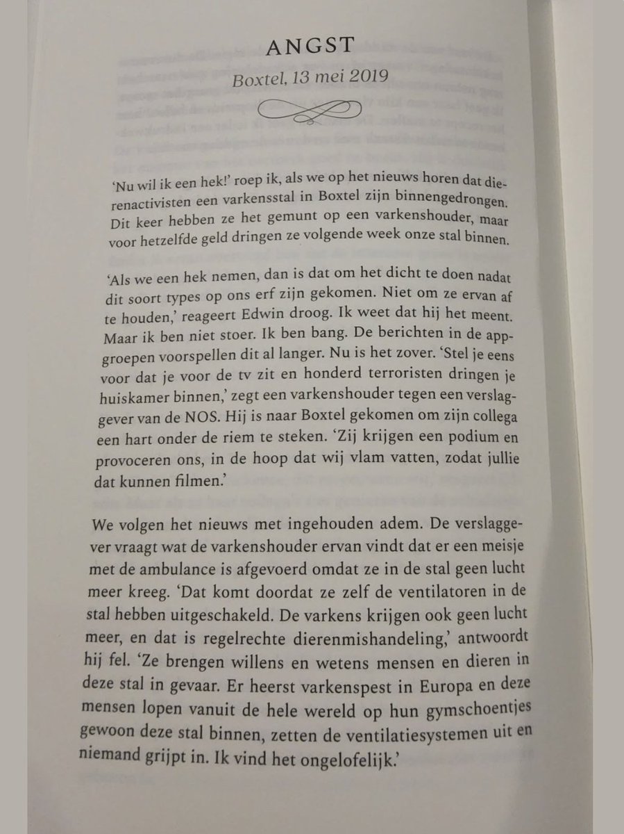 Boeren zijn ook burgers, buitengewoon hardwerkende Nederlanders.

Maar volgens de rechter zijn ze tweederangs burgers, die best in angst mogen leven.

Wat is dit land de weg kwijt. 
Activisten terroriseren Nederland.