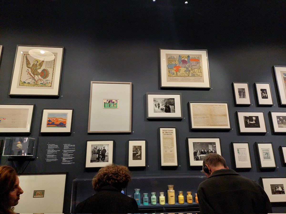 Sebphanes's tweet image. Kandinsky spirituel, "primitiviste", synesthésique, mais surtout musical à la Philharmonie de Paris !