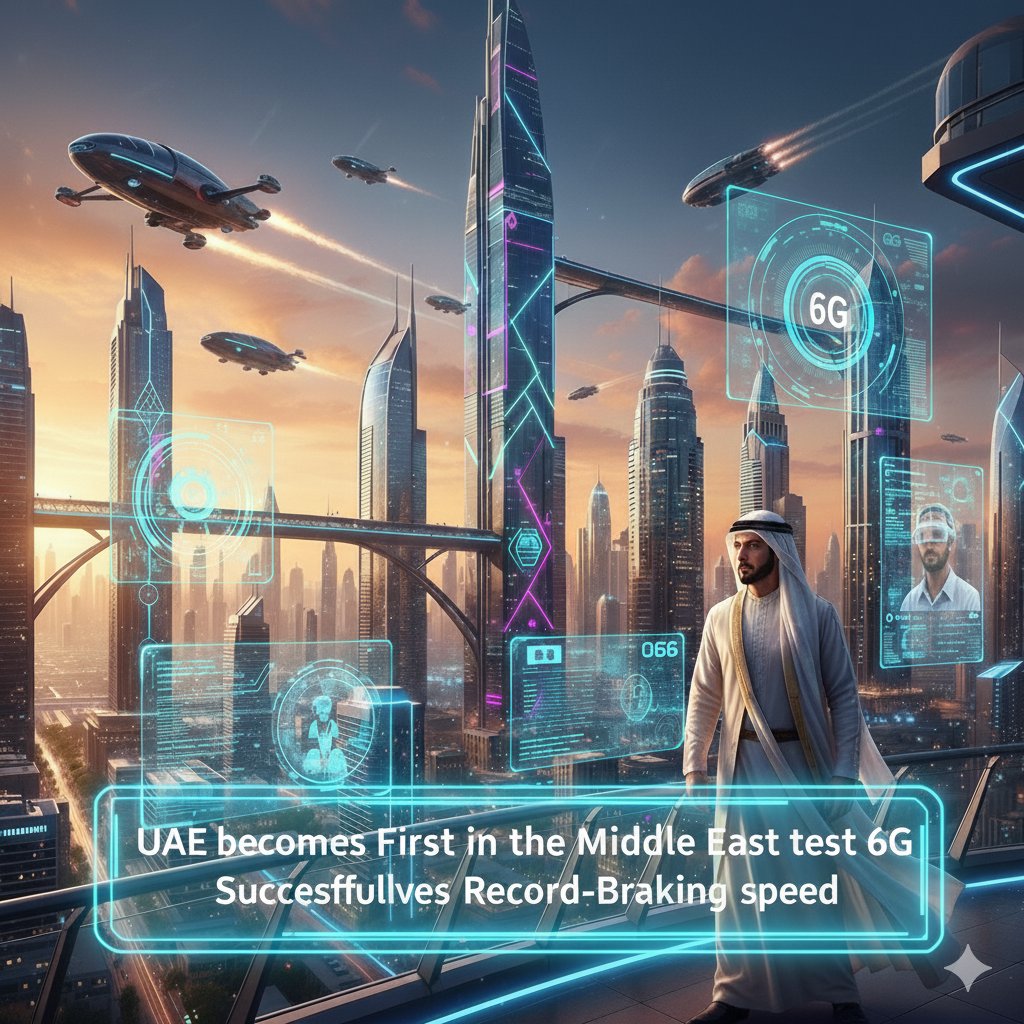 Dubai 🇦🇪 ने Technology की दुनिया में फिर नाम कर दिया

UAE ने Middle East में पहली बार 6G Test Successfully Complete करके सबको हैरान कर दिया
ये trial e&amp; UAE और NYU Abu Dhabi ने मिलकर किया और इसकी Speed 145 Gbps तक पहुँच गई
जो अब तक का Record है

6G सिर्फ speed का नाम नहीं है। ये