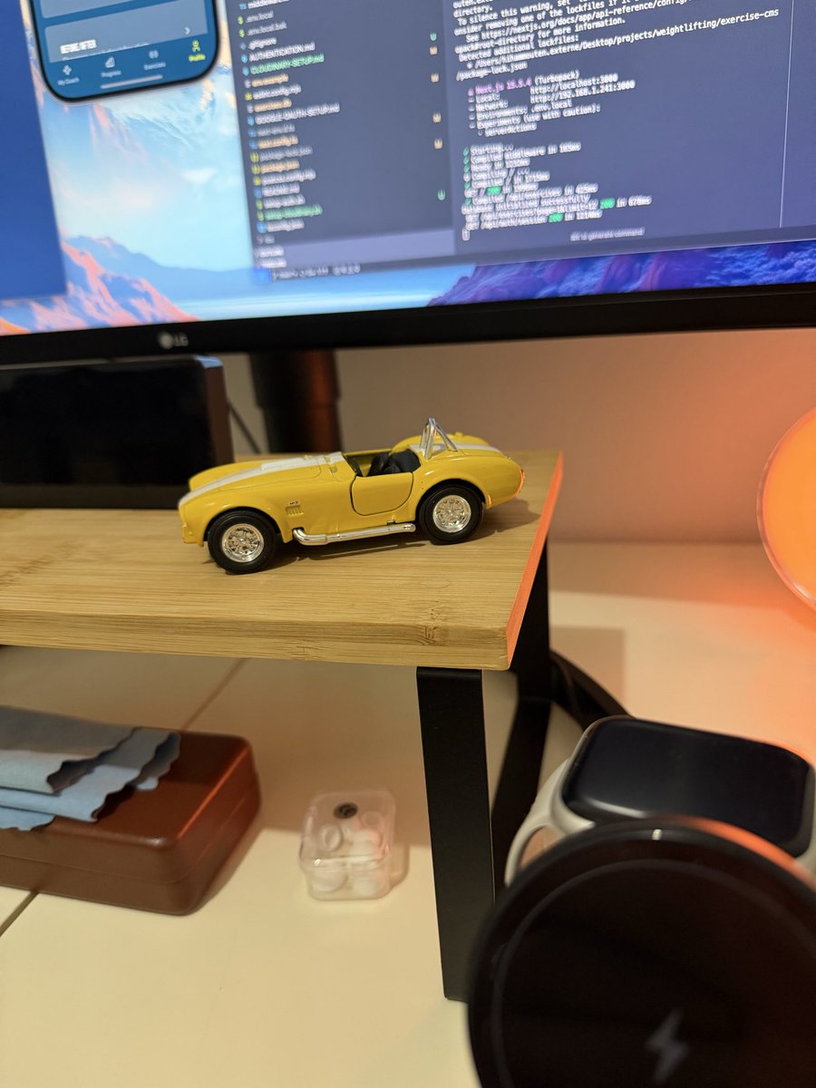 GM! 7:30AM
Building from home today!
Let's go!!