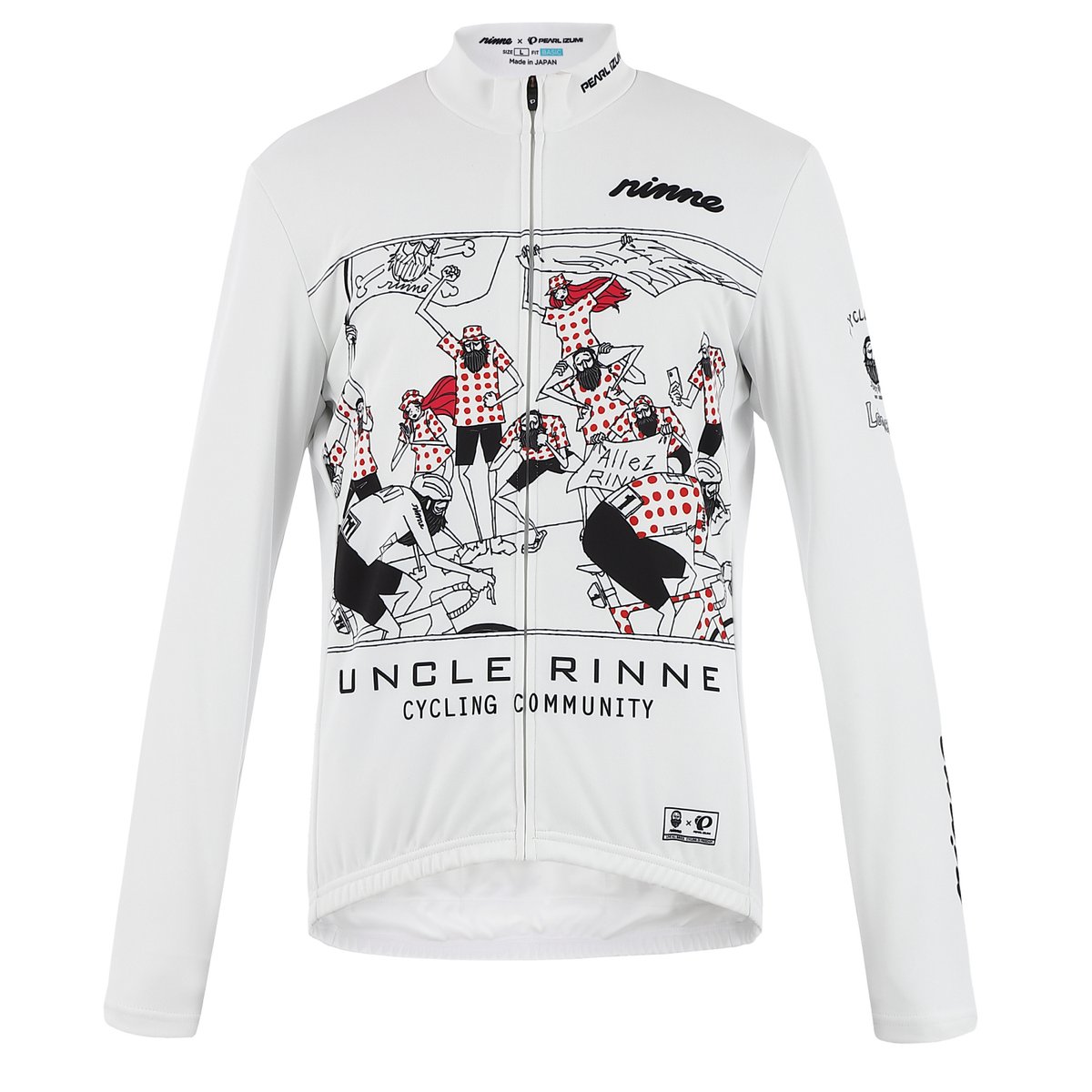 pearlizumi_jp's tweet photo. 【リンネ×パールイズミの秋冬コレクション販売開始！】

日本のロードレースやバイシクルカルチャーをアートで表現し、自転車のかっこよさ、面白さを広めるために生まれた「リンネ」と、日本の自転車競技と多くのサイクリストを支え、サイクリストへのモノづくりを70年以上続けてきたパールイズミとのコラボレーション。

秋冬��レクションは、これからの季節に活躍する長袖ジャージ、ライド中の体温調節や防寒対策に便利なウィンドブレーカー、そして���ジュアルにもサイクリングにも使えるバックポケット付き長袖Tシャツをご用意。

10月中旬より、パールイズミお取り扱い店舗にて販売開始です！

商品の詳細やお取り扱い店舗については、下記ページよりご覧ください。

▼リンネ×パールイズミ 2025年秋冬 特設ページ
https://t.co/H9hmqRQ8Uj