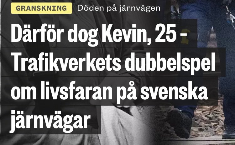 Dagens läsning:

”Tågen stoppas inte vid arbete och lokförare har ingen aning om att det kan finnas personer i spåren. 15 sekunder har arbetarna på sig att komma undan framrusande tåg. Effektivt är det tänkt. 
Men till priset av ett liv.”

arbetet.se/2025/10/15/dar…