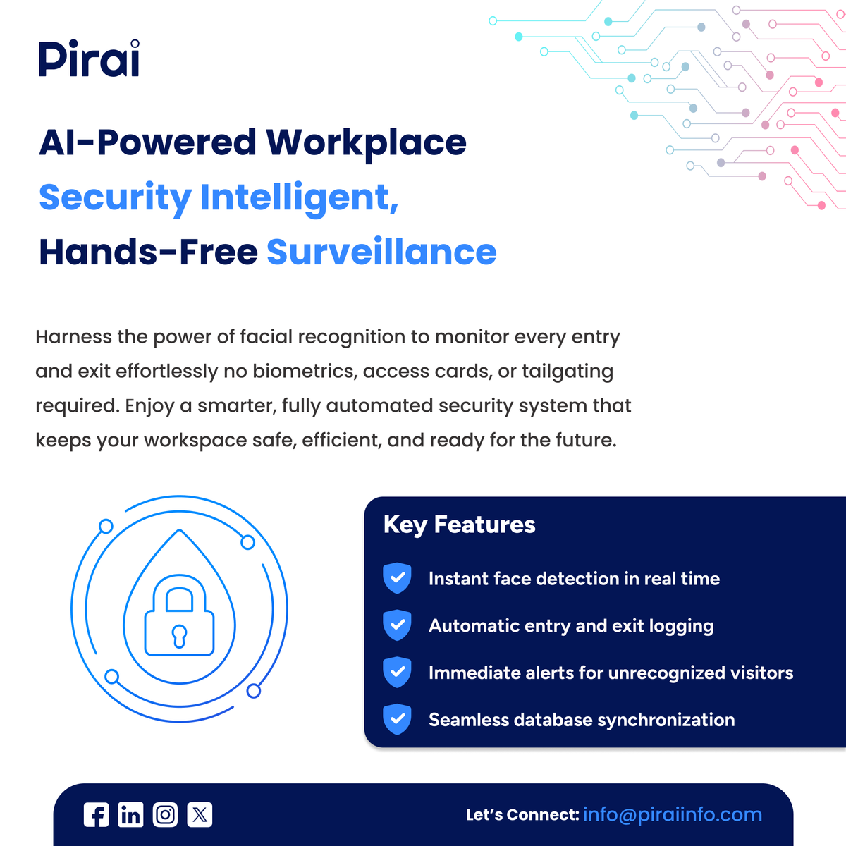 InfotechPirai's tweet photo. Access control is evolving — and AI is leading the way.
With SMART CCTV &amp; facial recognition, security becomes awareness.
Track, prevent, and protect — intelligently.

#pirai #piraiinfotech #SmartSecurity #AIPoweredSafety #NextGenSecurity https://t.co/b2xDRFck4Y