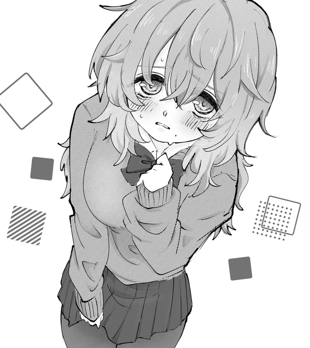 #oc こんな女の子の同人誌が描きたい 