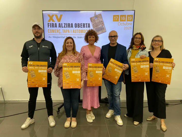 👉 Alzira se prepara para la XV edición de la Fira Oberta
comarcalcv.com/alzira/alzira-…