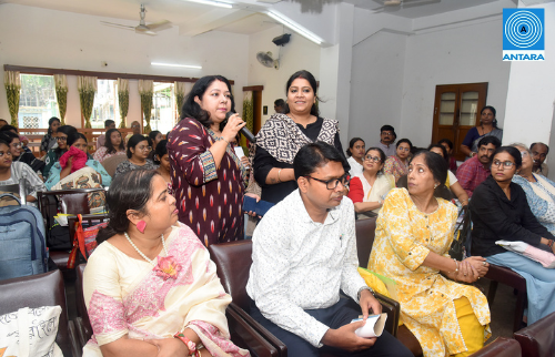 AntaraGlobal's tweet photo. 🌼 As part of #WorldMentalHealthWeek, Antara hosted a seminar on “Building Community-Based Mental Health – First Response in Emergencies” led by Dr. Prasanta Kumar Roy from IOP, Kolkata. A powerful step toward stronger community care! 💙 #Antara #MentalHealthMatters https://t.co/5waV9S72mE
