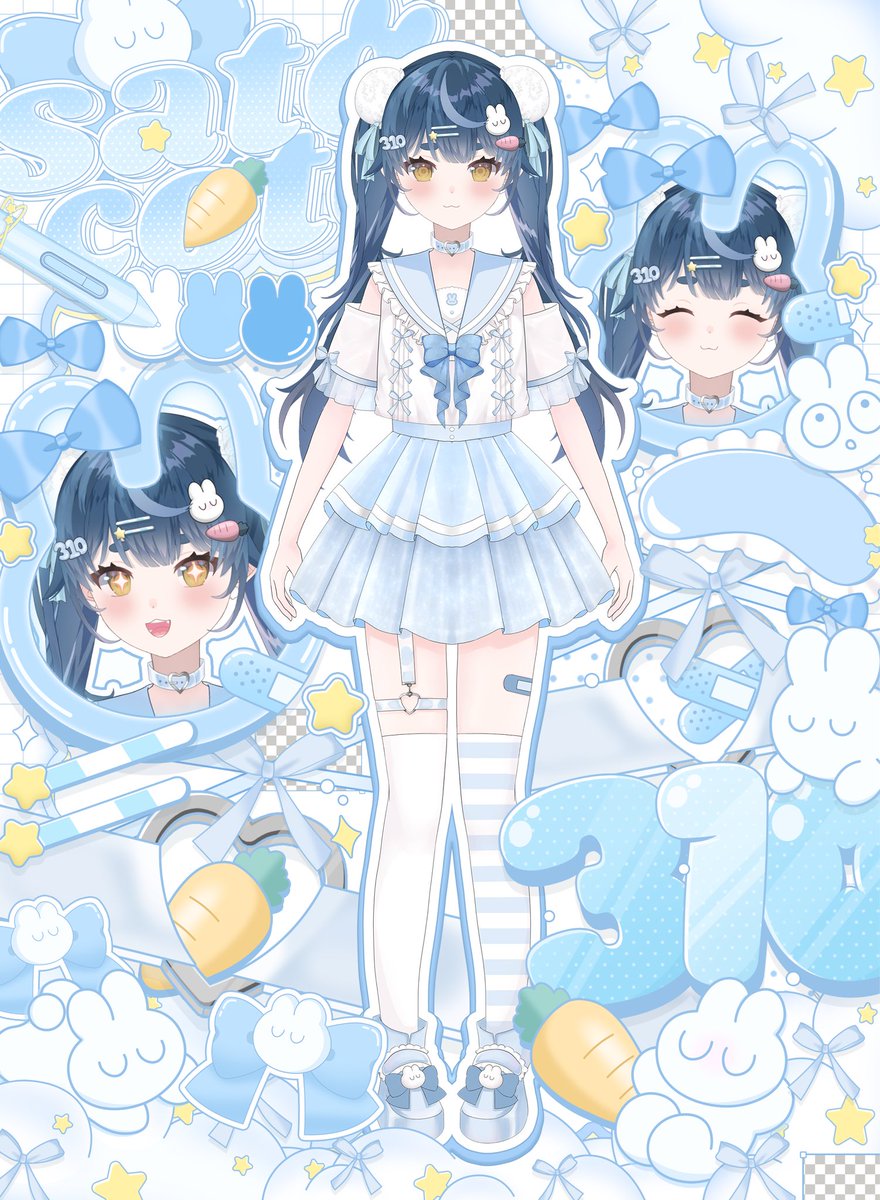 cott0n_x's tweet photo. 固定用໒꒱⋆
✧個人勢Vtuber┊ #紗透こと 🐰︎︎☁
✧イラストレーター┊ #こっとん。
活動について▶https://t.co/E3HPQMbR4F
🩵Twitch┊https://t.co/YBvFDRZ5nd
🩵お仕事タグ┊#cott0n_x
🩵総合タグ┊#310ちゃっと
🩵ファンアート┊#310chart
🩵ファンマ┊🐰︎︎☁
🩵サブ┊@310chq https://t.co/1T7vhRjsLD