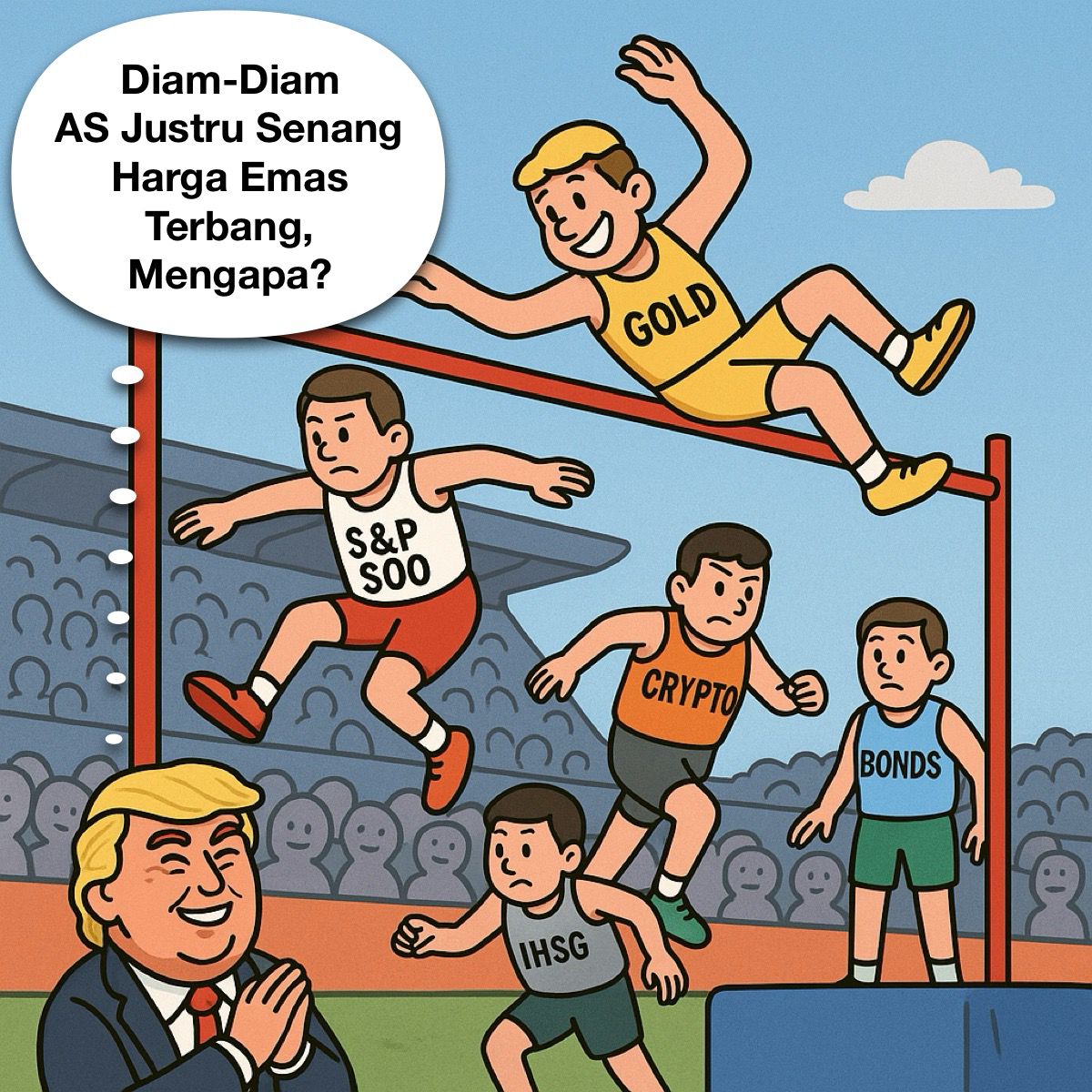 Rudiyanto_zh's tweet image. Kenaikan harga emas yang signifikan beberapa waktu ini, merupakan cermin ketidakpercayaan pasar terhadap USD

Harusnya ini negatif untuk Amerika Serikat, tapi ternyata diam2 mereka malah senang. Mengapa?

Konten ini terinspirasi dari diskusi dengan investor global waktu lalu