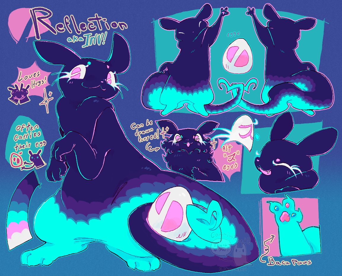 4nonmeow's tweet image. ref sheet comm