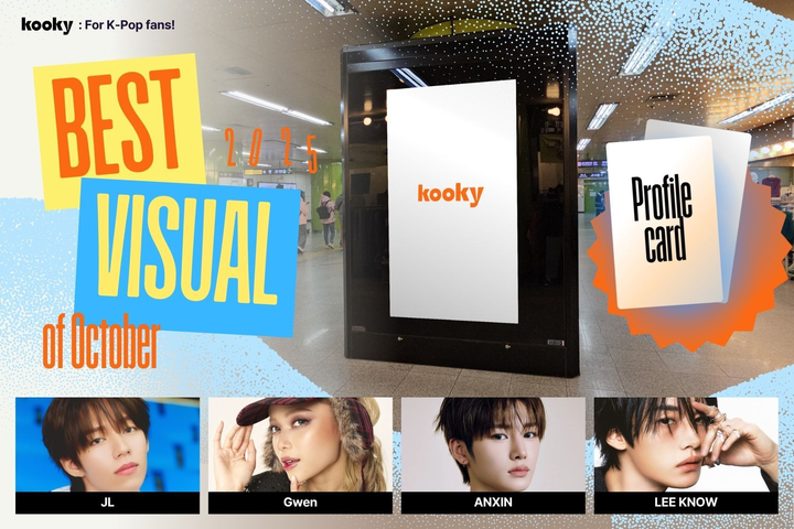 kooky__official's tweet photo. [🗳️ Voting Open ]
🌟Monthly Position Ranking |#BestVisual_Oct 
🔗https://t.co/Sk614Ea0Mc
📅 ~ OCT 22, 11AM (KST)

TOP 1 Winner gets...
🎁 Kooky Profile
🎁 Kooky Magazine
🎁 Hapjeong Subway ads
Promoted with 2-week ads at Hapjeong Station (2 screens)

아홉 제이엘 #AHOF #JL
비니 그웬 #BINI #Gwen
알파드라이브원 안신 #ALPHADRIVEONE #ALD1 #ZHOUANXIN #ANXIN #알디원 #조우안신
스트레이키즈 리노 #StrayKids #SKZ #LeeKnow 

🥇 Special Class
✅ SS/S/A class : +350K / +200K / +100K

⬆️⬆️ Check the voting page for more details!
#KookyVote #KookyProfile #Kpop