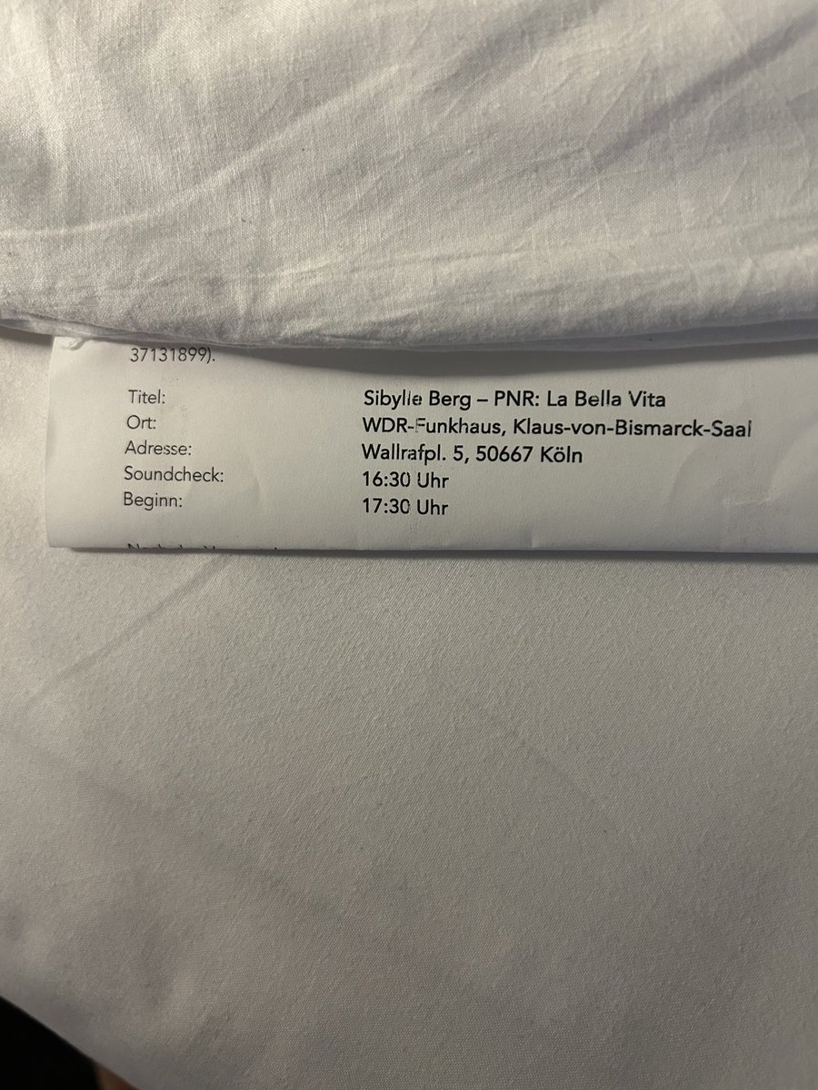 ich heute hier. Wenn Deutschland, dann Koeln!