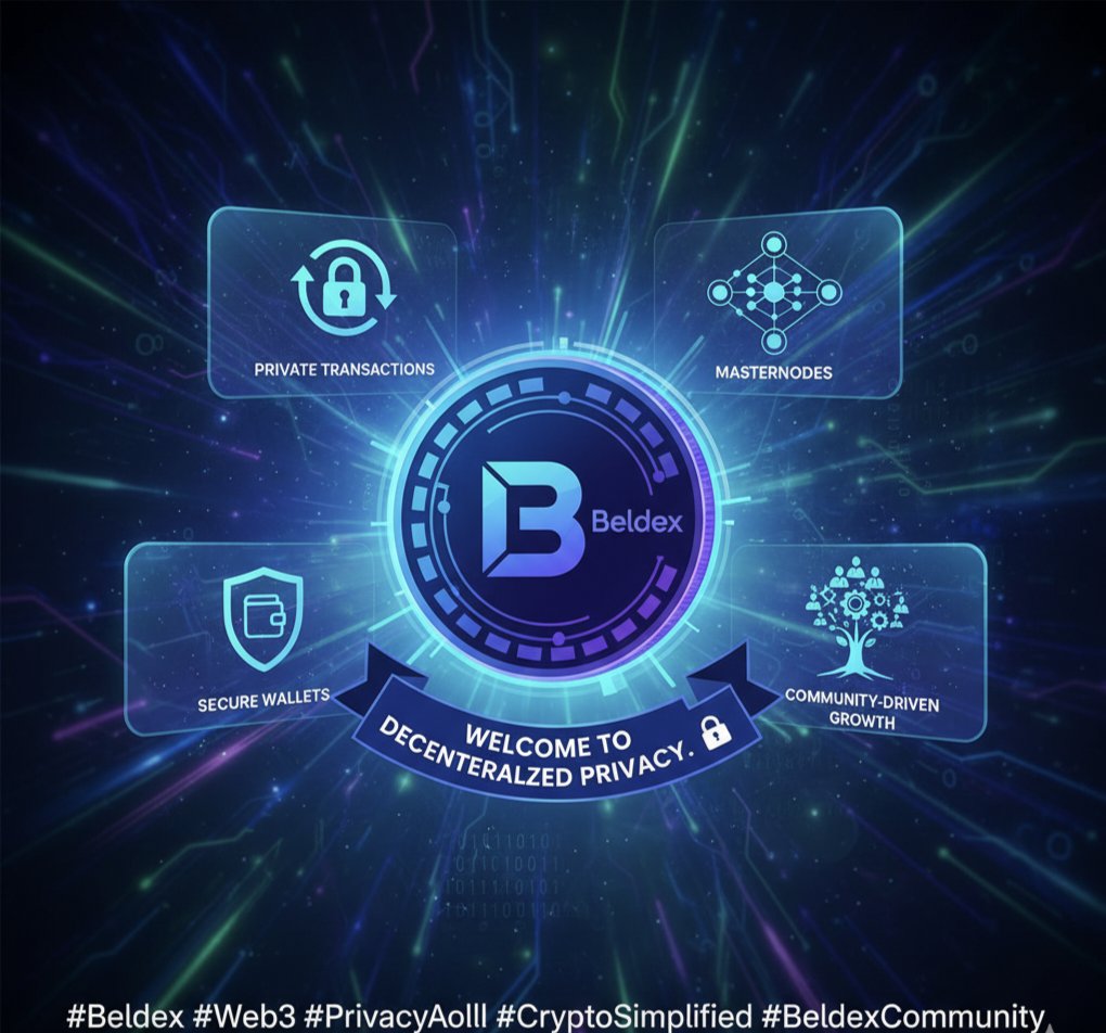 PredatorMon757's tweet image. Beldex isn&apos;t just a coin,it&apos;s a complete privacy ecosystem.
Private transactions,secure wallets,masternodes,and community-driven growth.Welcome to decentralized privacy.🔐
#Beldex #Web3 #PrivacyForAll #CryptoSimplified #BeldexCommunity
@BeldexCoin