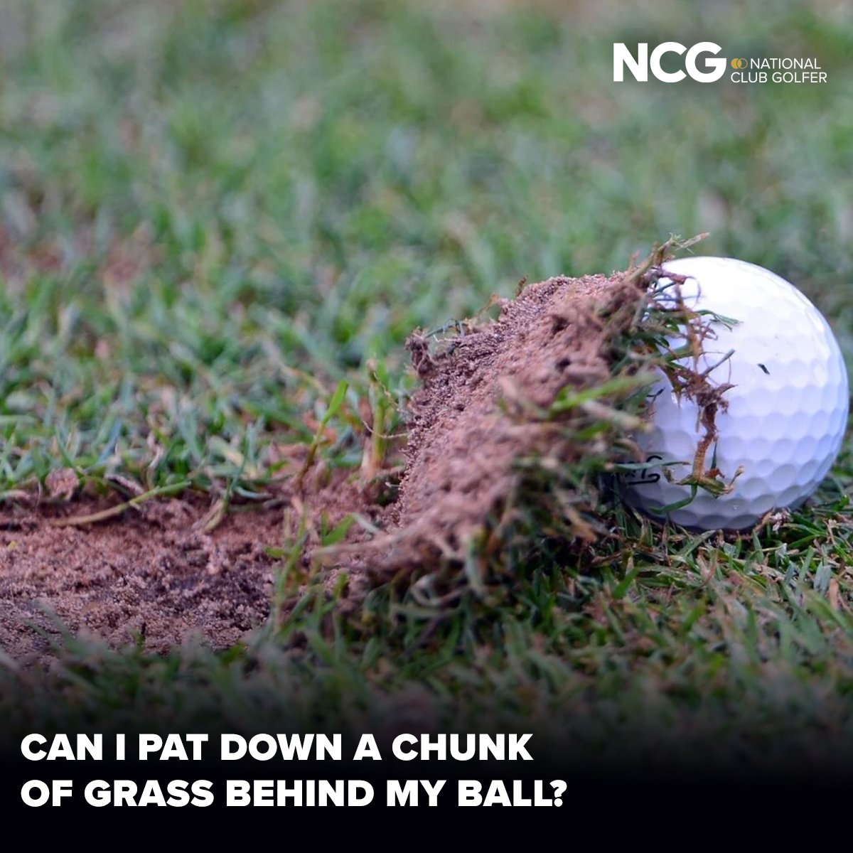 A sod of turf is preventing you from getting a clean strike. Can you carry out a repair job? Our rule expert has the answer 👇

🔗 ow.ly/8e8h50XbaES
