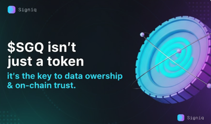 signiq's tweet image. $SGQ isn’t just a token — it’s the key to data ownership & on-chain trust.
Here’s how it works 🧵👇