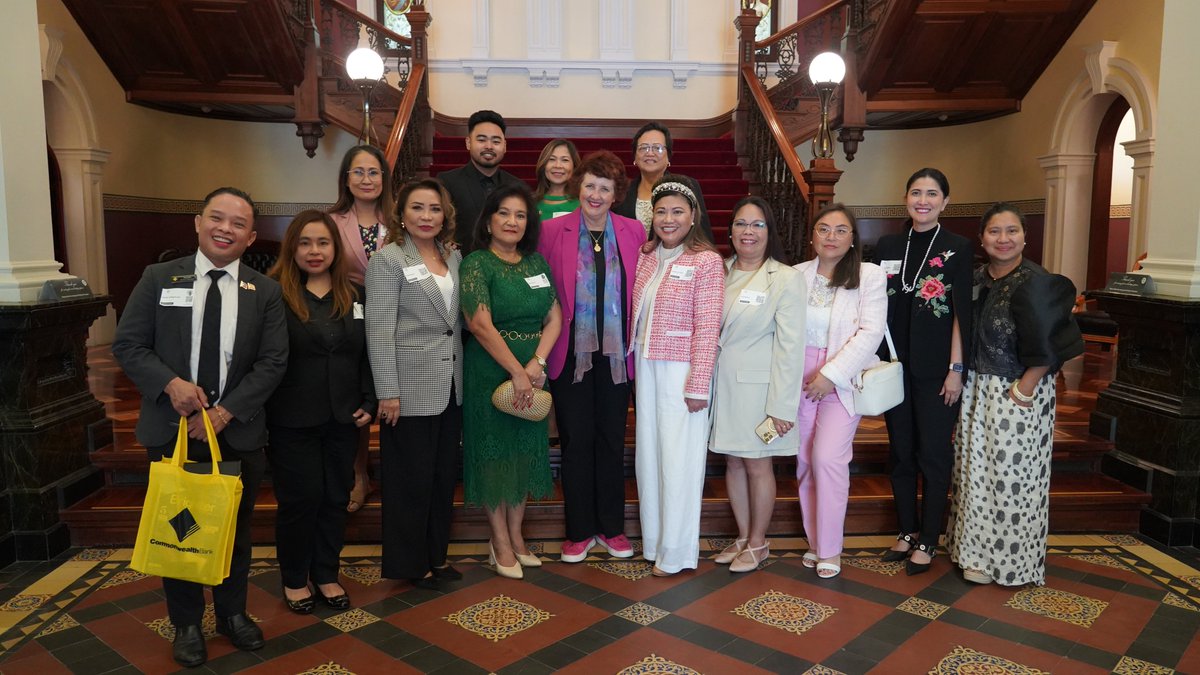 Great pleasure to host members of Queensland’s vibrant (and fabulously dressed) Filipino community at Parliament and celebrate their contribution to our State.