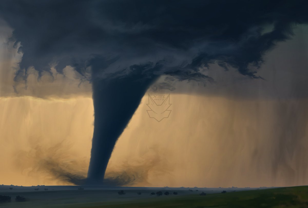 #PortfolioDay I draw tornadoes.