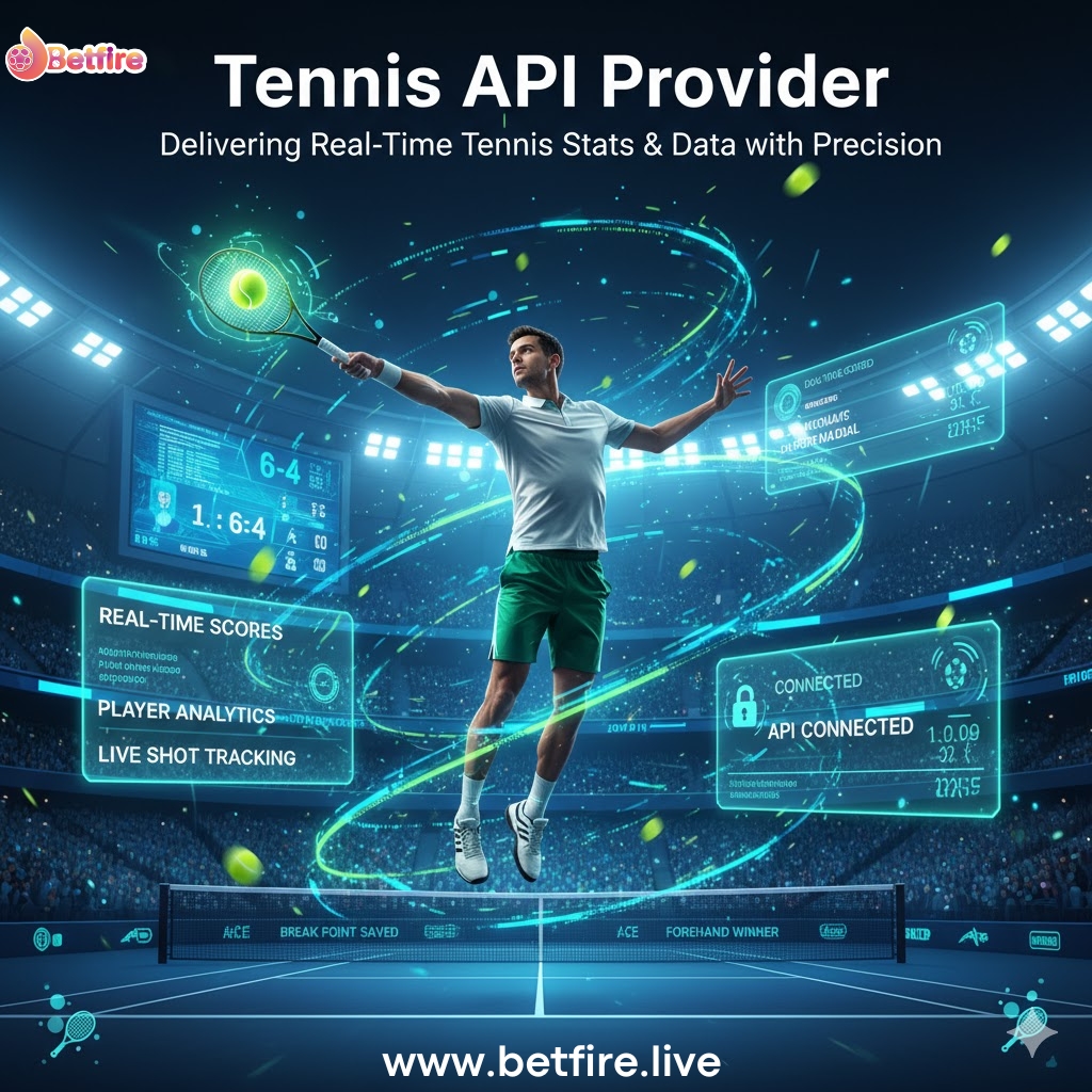 betfire_ofcl's tweet image. A tennis API provider delivers real-time match updates, including live scores and detailed match statistics, to enhance sports platforms and fan experiences.
To Know More: betfire.live/tennis-api-pro…
#Betfire #iGaming #APIIntegration #SportsData #CricketAPI #SportsTech #Tennis