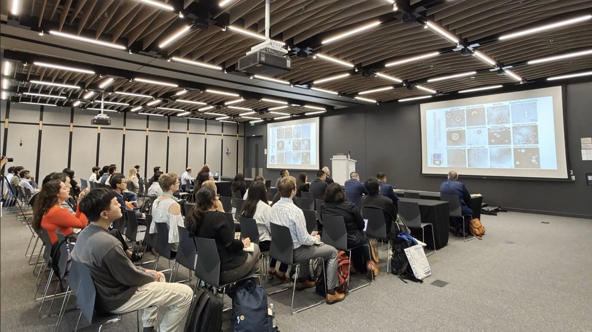 Great insights from Assoc. Prof. Mei He (University of Florida College of Pharmacy) at #EXODUSSymposium2025!

With #EXODUS, Dr. He’s team achieved high-purity EV isolation across diverse samples, accelerating innovation in #GeneTherapy and #PrecisionMedicine.
#EVResearch #Biotech