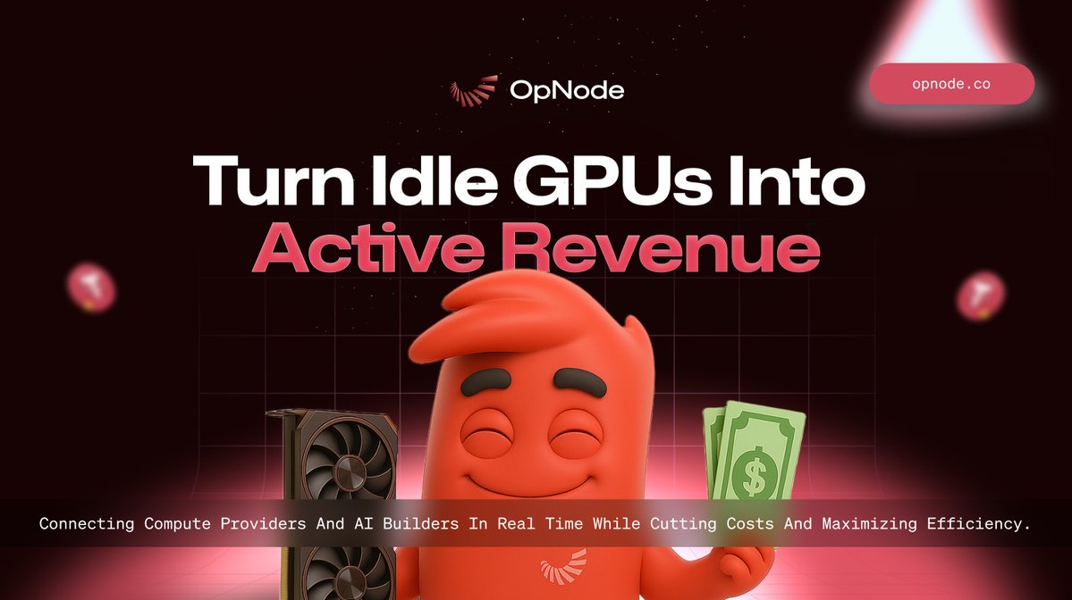 Opnode Official (@opnodeofficial) on Twitter photo 🔎 $OpNode Product Highlight | Decentralized GPU Leasing
AI & blockchain workloads demand massive compute.
#OpNode connects providers and users in a trustless GPU leasing marketplace — reducing idle capacity while lowering costs.
Track available nodes, rental terms, and live 🔎 $OpNode Product Highlight | Decentralized GPU Leasing
AI & blockchain workloads demand massive compute.
#OpNode connects providers and users in a trustless GPU leasing marketplace — reducing idle capacity while lowering costs.
Track available nodes, rental terms, and live