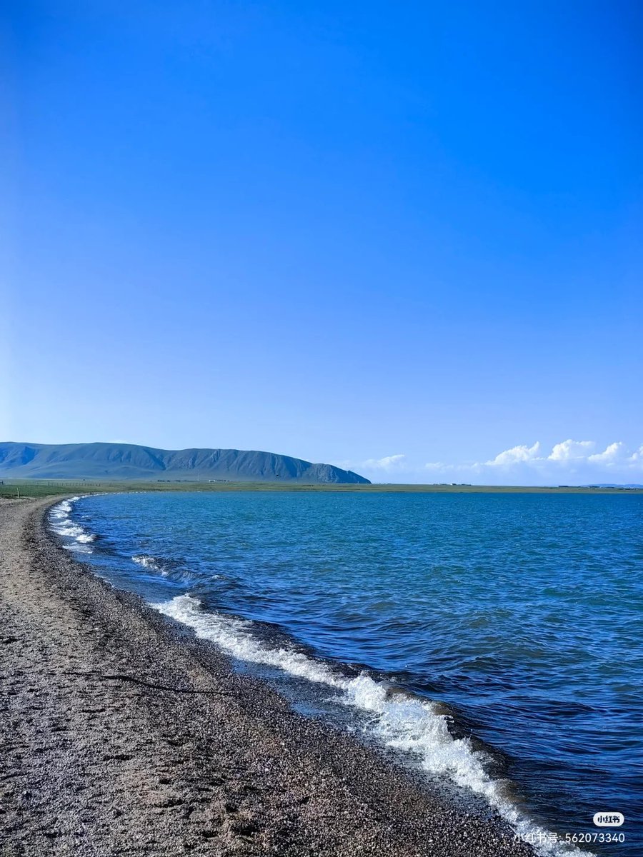 lss535297827683's tweet image. 每日一景【青海湖|中国最大咸水湖】
🌹中国最美五大湖之一
二郎剑景区：这里是青海湖的标志性景点，有长长的栈道深入湖中，还可以乘坐游船，近距离感受青海湖的浩瀚无垠。站在湖边，蓝色的湖水与蓝天相接，水天一色，仿佛置身于一幅绝美的画卷之中。
＃China
＃青海湖
#Views