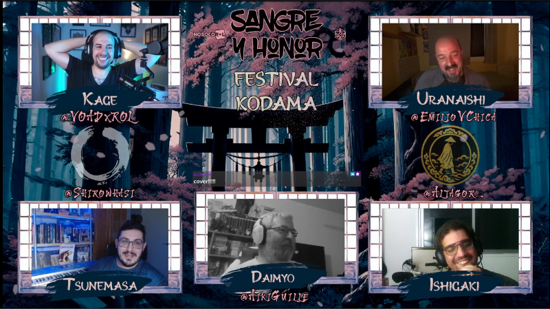 Ayer noche cerramos Festival Kodama, para Sangre y Honor de <a href="/Nosolorol/">Nosolorol</a>. Ha sido tremendo honor acompañar a estos cuatro samuráis en su búsqueda de la Grulla Negra. Muchísimas gracias a la mesa por haber hecho esta partida posible y a toda la gente que nos ha acompañado!!! 🫶 #rol