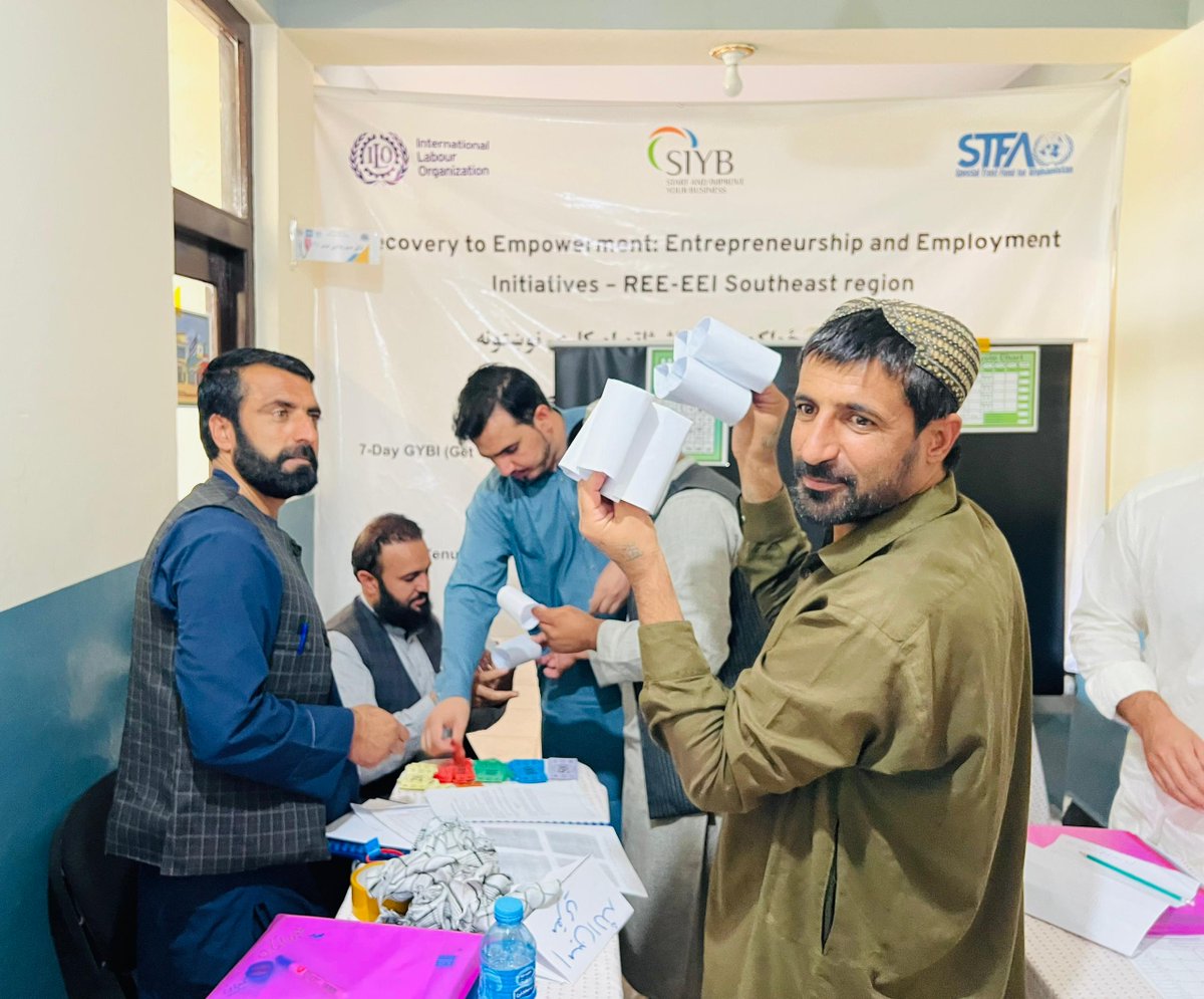 By equipping participants with practical business knowledge, the training opened doors to self-employment and income generation—key steps toward sustainable recovery. #STFA #UNODC #UNDP #ILO #Afghanistan #Entrepreneurship #RecoveryThroughWork