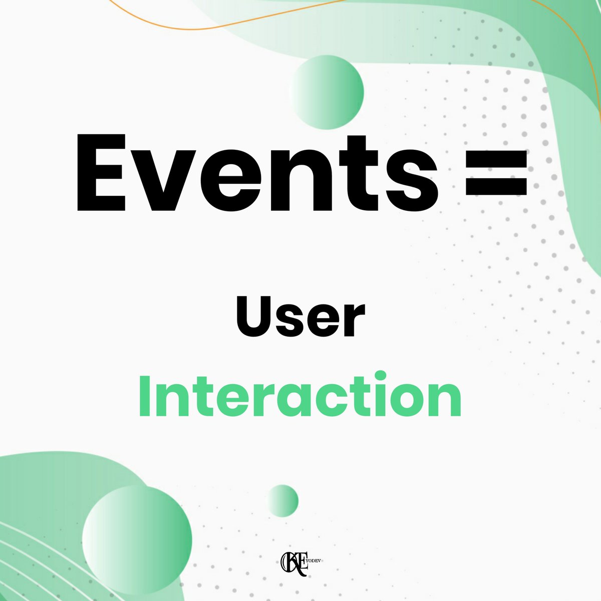 Okeyodev's tweet image. Day 12 / 90
Events = interactivity ⚡
onclick → run code when clicked
onmouseover → hover response
#JavaScript #Events #FrontendDevelopment
