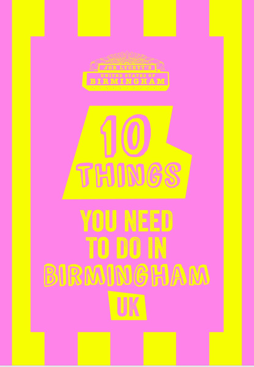 The beauty of #brum #alrightbab #eventprofs #madeinbrum
A to do list like no other when in Brum from <a href="/joelycett/">Joe Lycett</a> 👌👏👇
assets.simpleviewinc.com/simpleview/ima… *Edited post from the LZ LI acc*