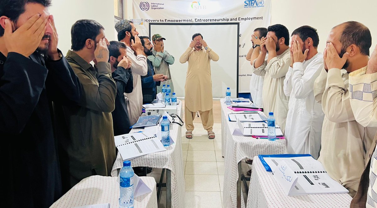 As a result of the training, participants developed 20+ business ideas in various sectors.
Certificates of completion were awarded—marking a step toward economic reintegration and recovery. #STFA #UNODC #UNDP #ILO #Afghanistan #Entrepreneurship #RecoveryThroughWork