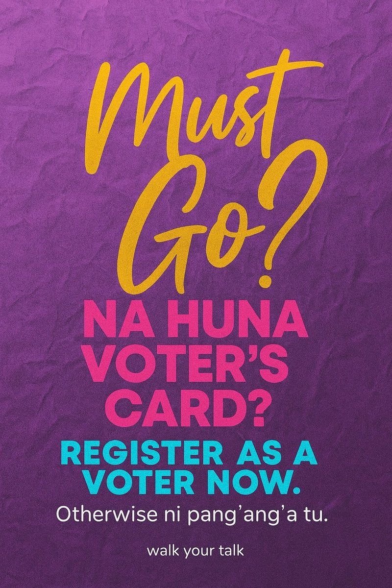 If you haven’t registered to vote yet, this is your reminder to step up, your voice matters, and it starts with that registration.