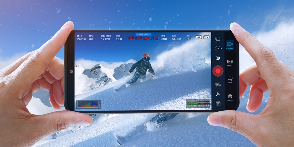 Blackmagic_News's tweet image. Blackmagic Camera for Android 3.1 Update! Adds support for shooting open gate, selectable aspect ratios, applying Samsung Log LUTs, and customizing more function buttons for faster control. Download now from bmd.link/7L4Jno