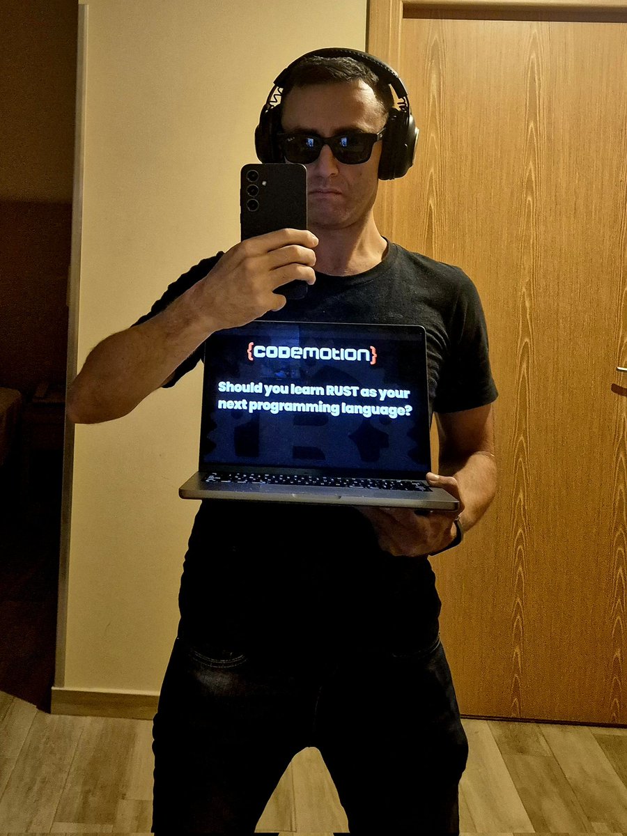 FrancescoCiull4's tweet image. Would you learn Rust from someone who looks like this?

@CodemotionIT