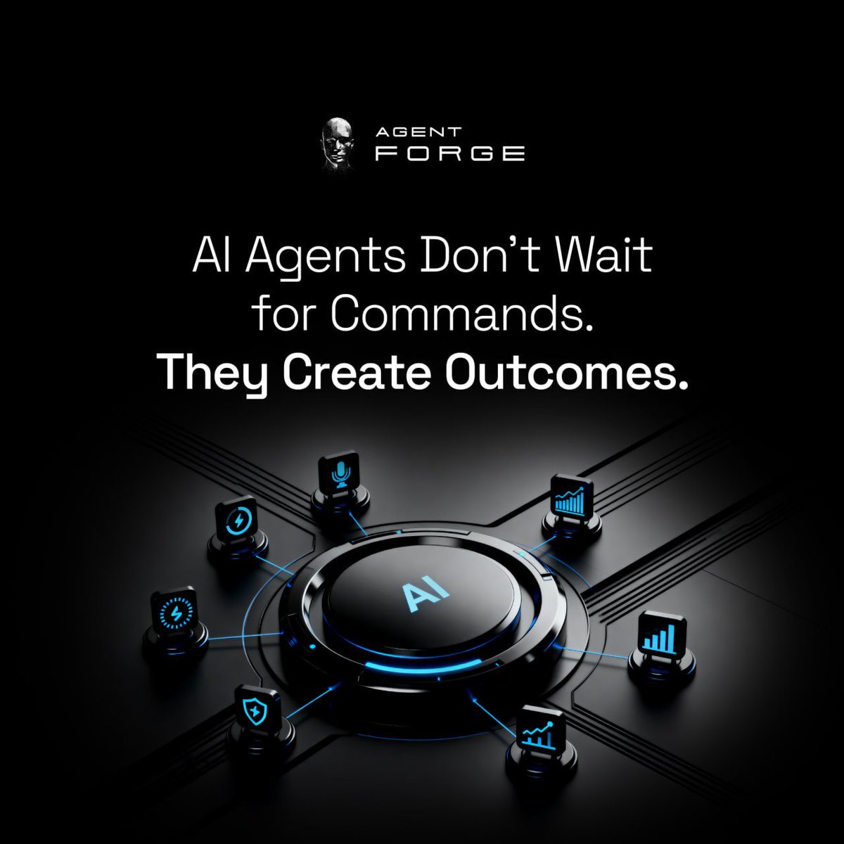 AITECHio's tweet image. ✨ AI Agents Don’t Wait for Commands. They Create Outcomes!
The next evolution of AI isn’t reactive, it’s proactive.
Agents that set goals, access data, execute workflows, and learn autonomously.
From research to finance to on-chain automation, every task will have an agent…