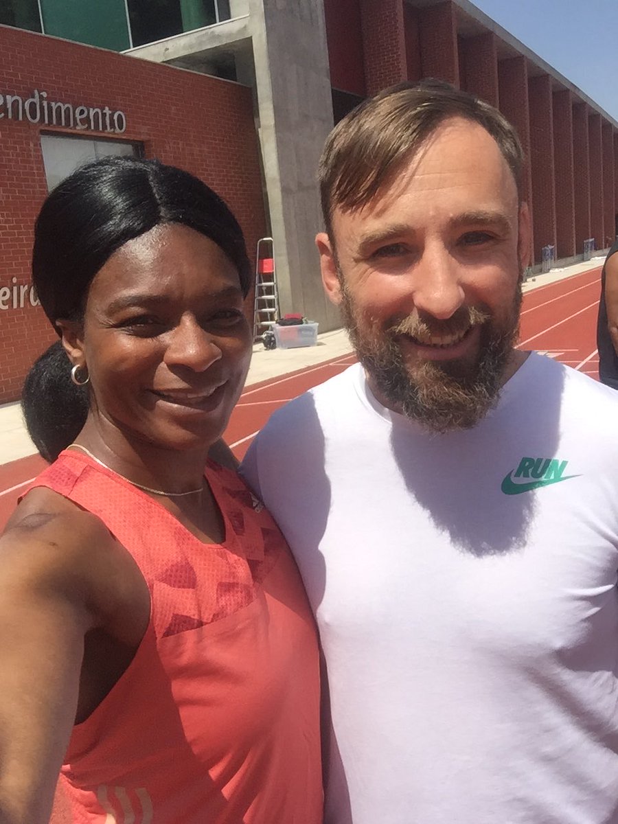 This came up on my feed this was the last time I went to Portugal. Yes it’s the man himself Stephen Fudge on ⁦<a href="/BritAthletics/">British Athletics</a>⁩ training camp. NO CHILDREN ALLOWED ON THE TRACK, it was deemed unprofessional. How times have changed.🙏🏿🫶🏽