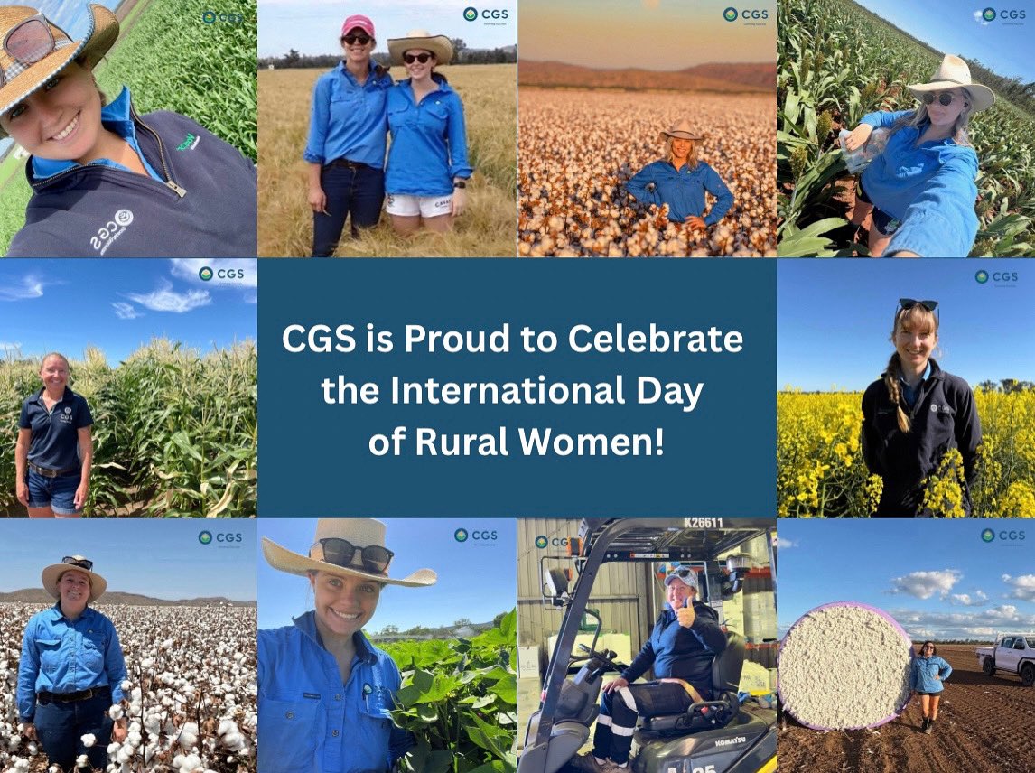 CGS is proud to celebrate International Rural Women’s Day 💙🤍

#internationaldayofruralwomen
#ruralwomensday