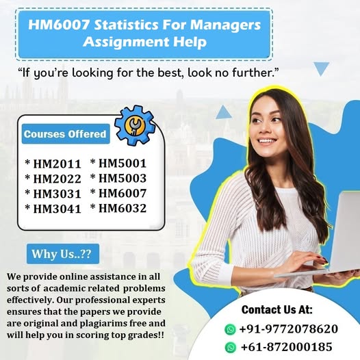 ShirleyNicole26's tweet photo. We are leading HM6007 Statistics for Managers assignment help service provider across the world.
#HM6007 #HM2011 #HM2022 #HM6032 #HM5001 #HM3031 #HM3041 #HM5003 #AssignmentHelp #HolmesInstitute #AustraliaAssignmentHelp #OnlineTutoring #Australia #CourseHelp #HolmesAssignmentHelp https://t.co/481vGgKxME