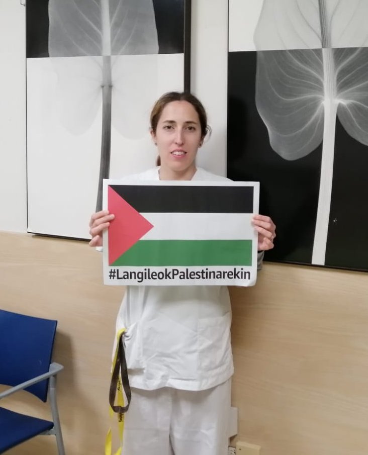 ComiteGorabide's tweet photo. GORABIDEKO LANGILEOK PALESTINAREKIN 
#LangileokPalestinarekin #u15langileokpalestinarekin
#15oworkersforpalestine https://t.co/w05dQyg5wu